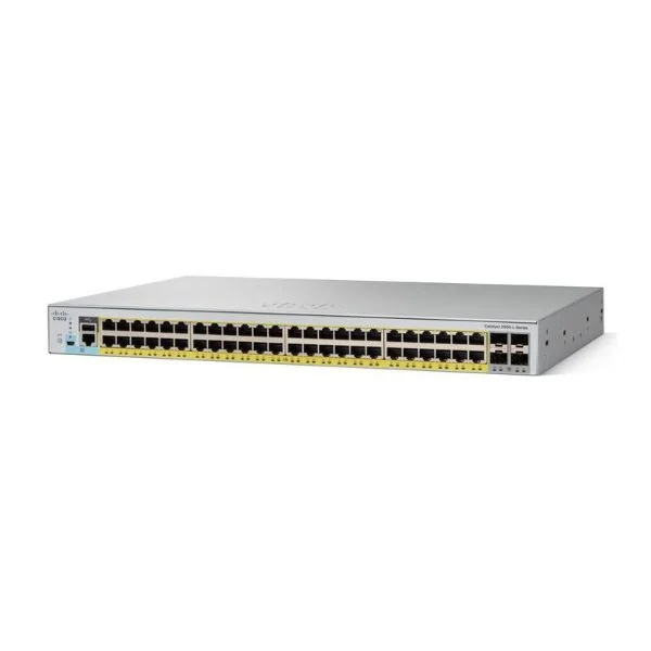 Catalyst 2960L 48 port GigE PoE+, 4x10G SFP+, Lan Lite 
