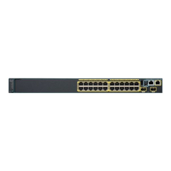 Cisco WS-C2960S-24PD-L Catalyst 2960-S 24-Port Gigabit PoE+ Switch, 2x10G Uplinks, LAN Base