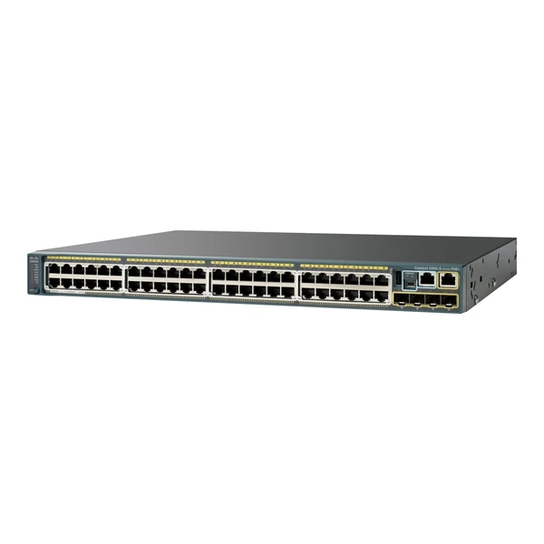 Cisco WS-C2960S-48LPS-L Catalyst 2960-S 48-Port Gigabit PoE+ Switch, 4x1G Uplinks, LAN Base