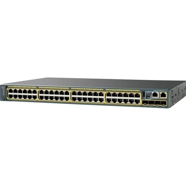 Cisco WS-C2960S-F48TS-S Catalyst 2960-SF 48-Port Fast Ethernet Switch, 2x1G Uplinks, LAN Lite