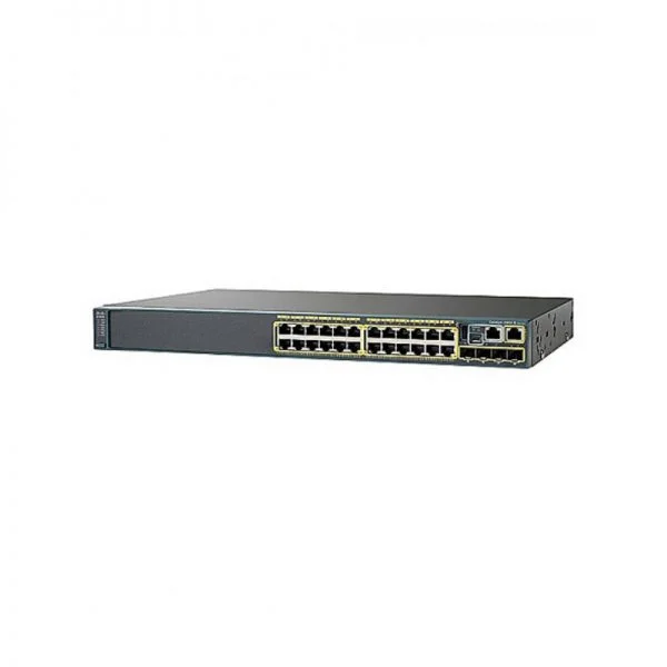 WS-C2960X-24PD-L | Catalyst 2960-X 24 GigE PoE 370W, 2 x 10G SFP+, LAN Base