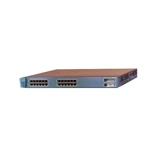 Cisco WS-C3550-24PWR-EMI Catalyst 3550 24-Port Fast Ethernet PoE Switch, 2x1G GBIC Uplinks, EMI