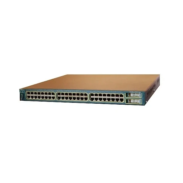 Cisco WS-C3550-48-EMI Catalyst 3550 48-Port Fast Ethernet Switch, 2x1G GBIC Uplinks, Enhanced Multilayer Software Image