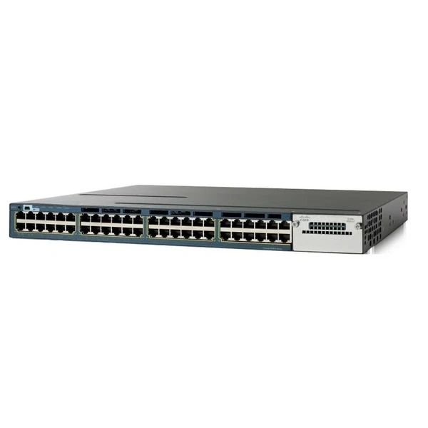 Cisco WS-C3560E-48PD-E Catalyst 3560-E 48-Port Gigabit PoE Switch, 2x10G X2 Uplinks, IP Services