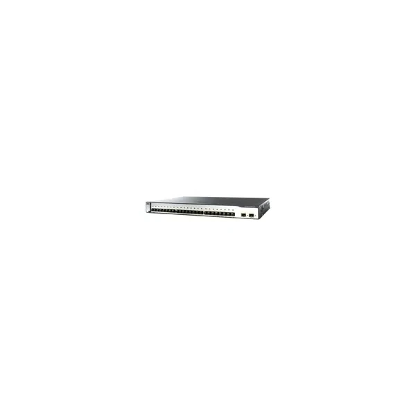 ws-c3750-24fs-s cisco ws-c3750-24fs-s catalyst 3750 24-port fast ethernet switch, 2x1g uplinks, ip base