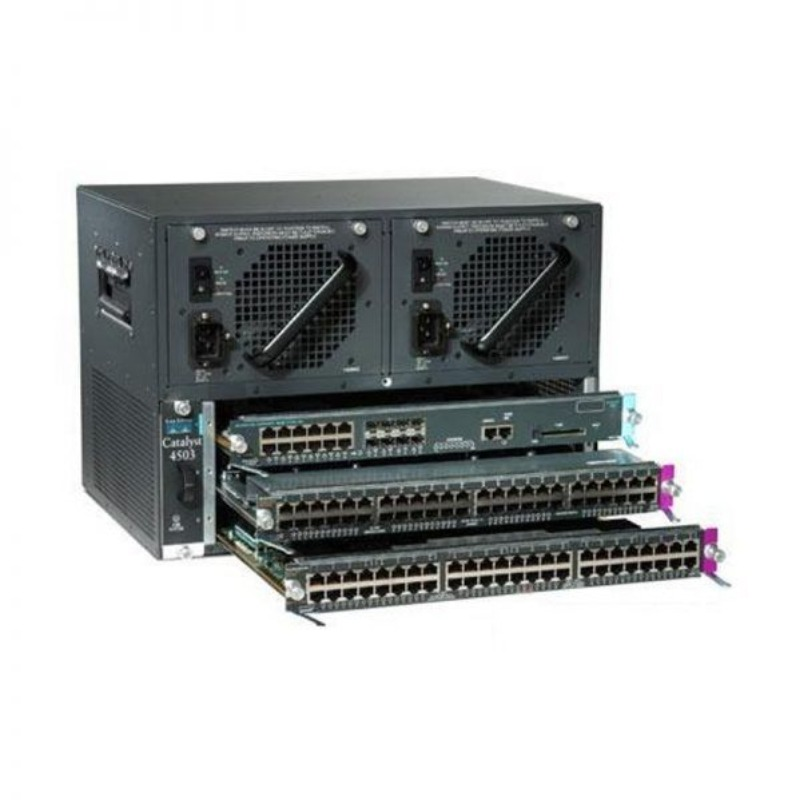 WS-C4503 | Cisco switch 4500 Chassis (3-Slot),fan, no p/s