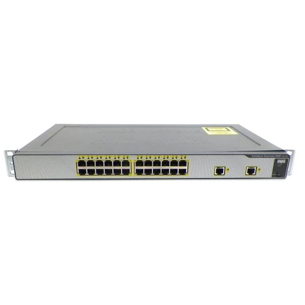 Cisco WS-CE500-24LC Catalyst Express 500 24-Port Fast Ethernet PoE Switch, 2x1G Combo Uplinks