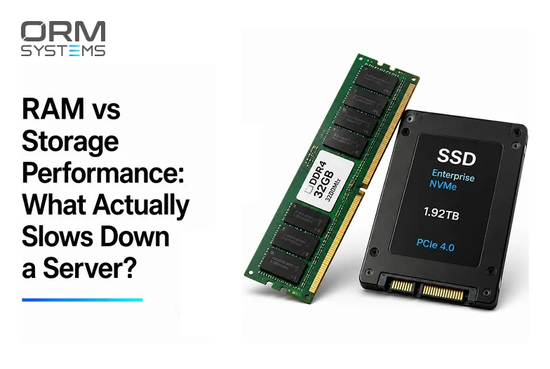 RAM vs Storage Performance: What Actually Slows Down a Server?