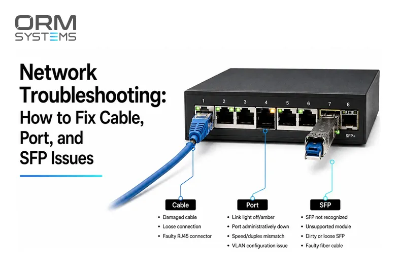 Network Troubleshooting: How to Fix Cable, Port, and SFP Issues