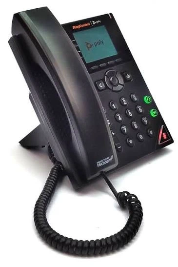 VVX250 | Polycom SIP Conference Phone Landline VOIP Personal Seat Phone VVX250 Fast Ethernet Port Business Office Meeting Suitable for 10-20ãŽ¡ meeting room