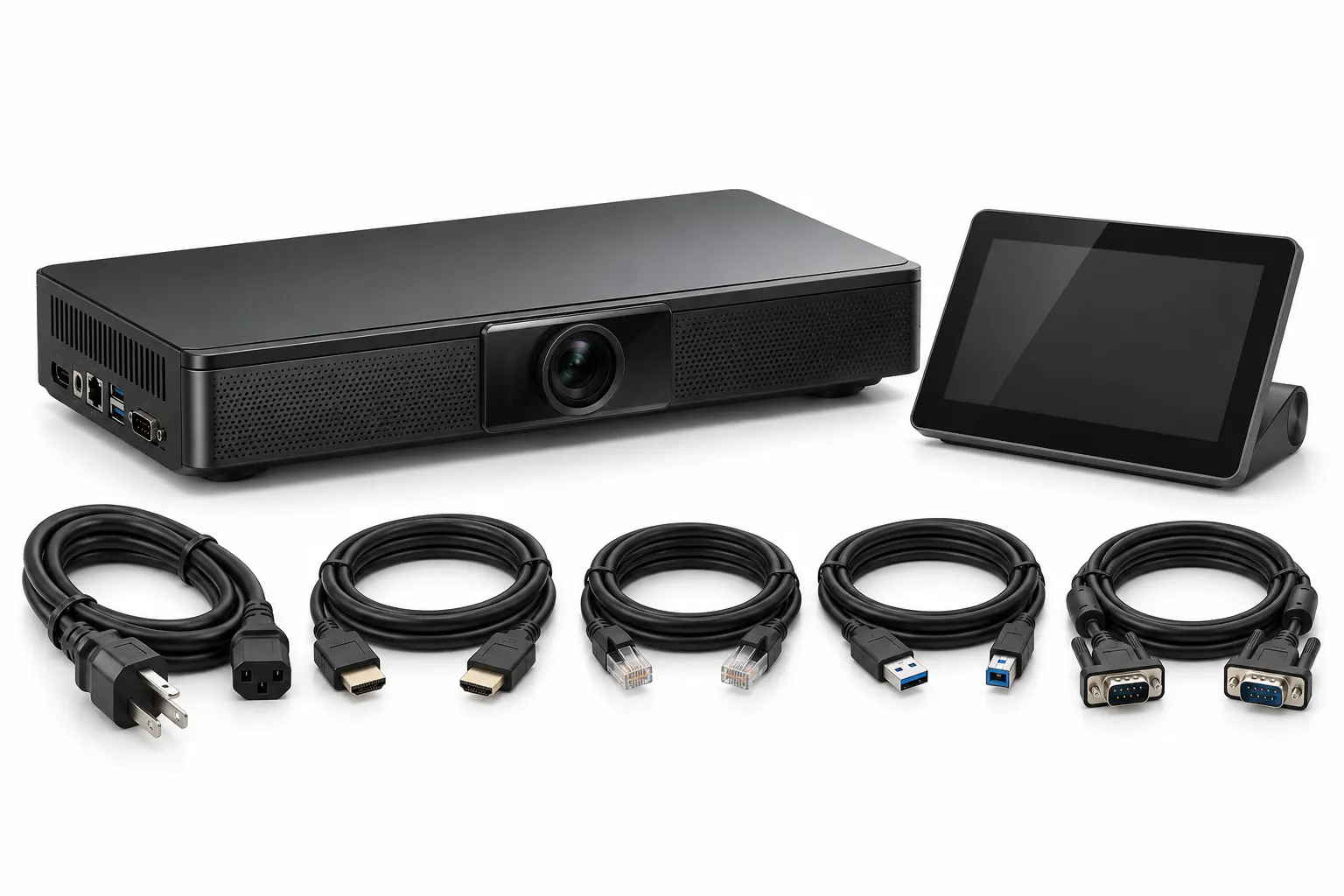 SS-DL-4E1-75-15 | Huawei VC8MHVPEN VP9050,Videoconferencing Terminal(720P,touch screen,cables-Japan)